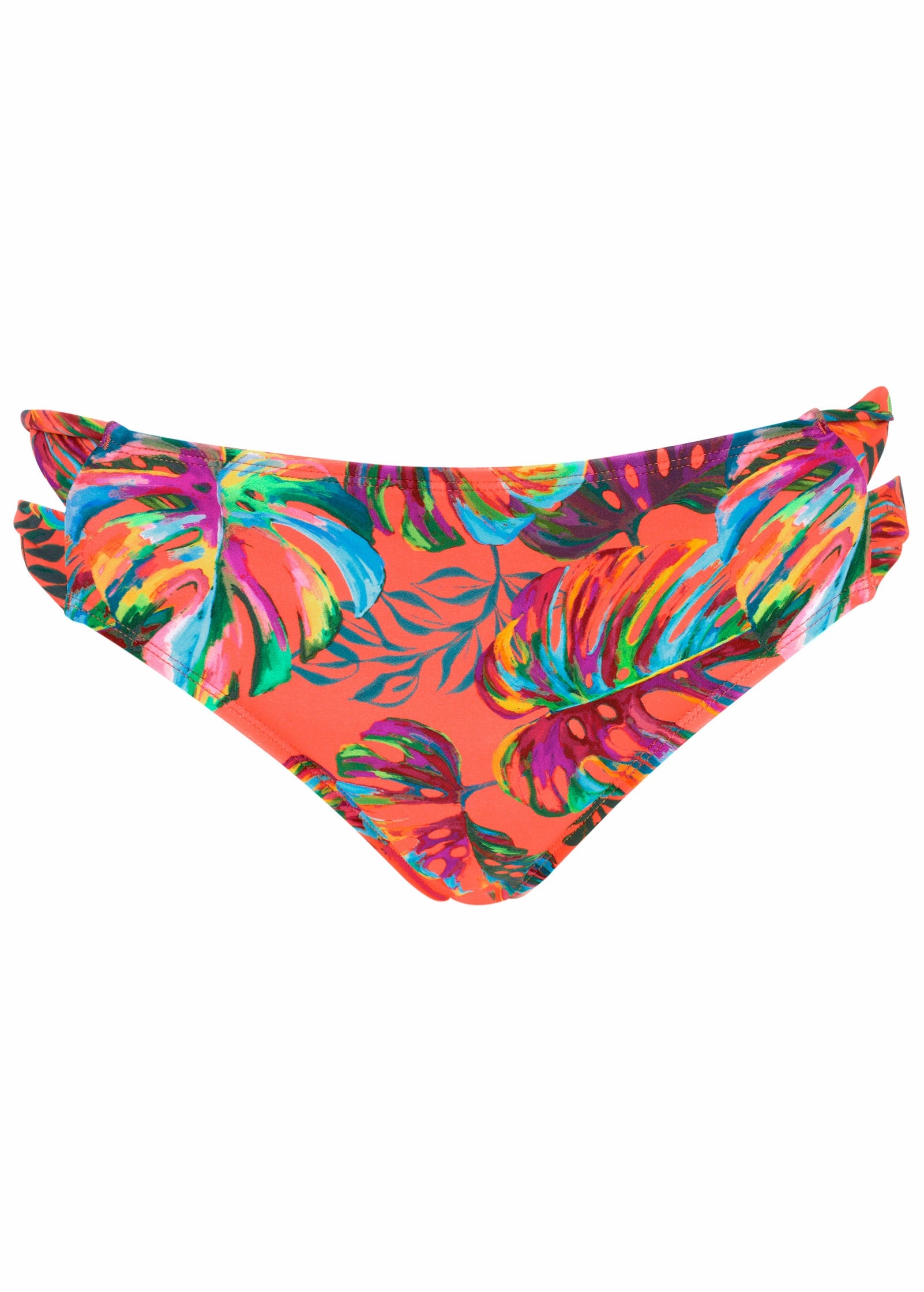 Twist Side Moderate Bottom - Tropical Sunset All-Over