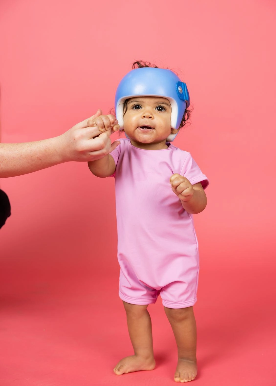 Ultimate Pink | Baby Shorties Rashguard (Unisex) toddler girl swimwear, summer swimwear for girls