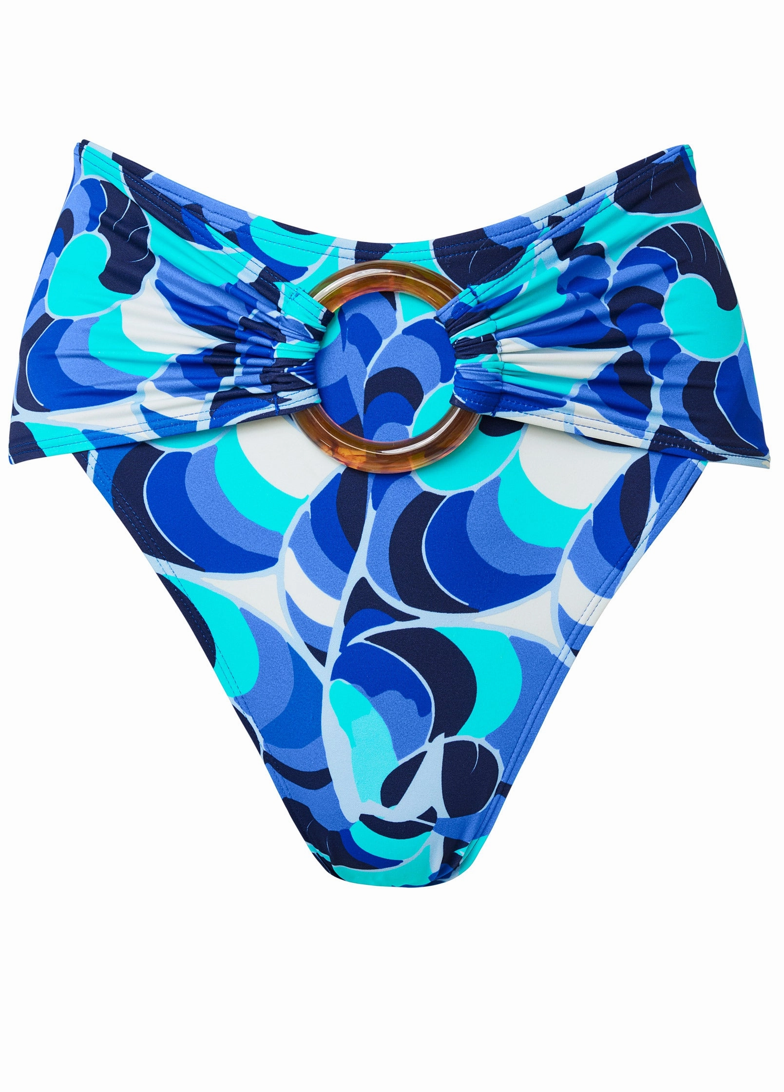 Ultra High-Waist Bottom - Blue Abalone