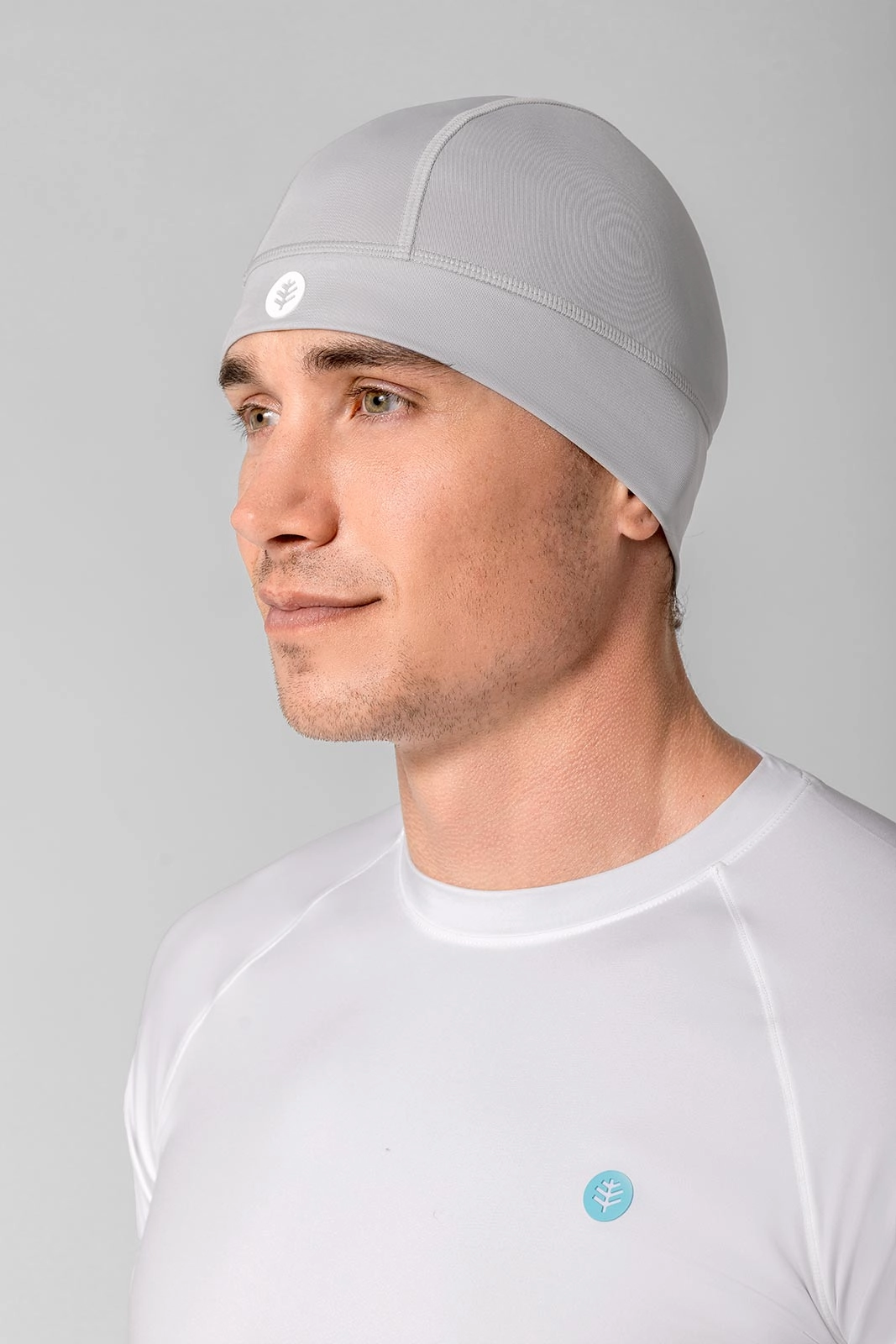 Unisex Aqua Sun Skully Cap  | Sleek Grey