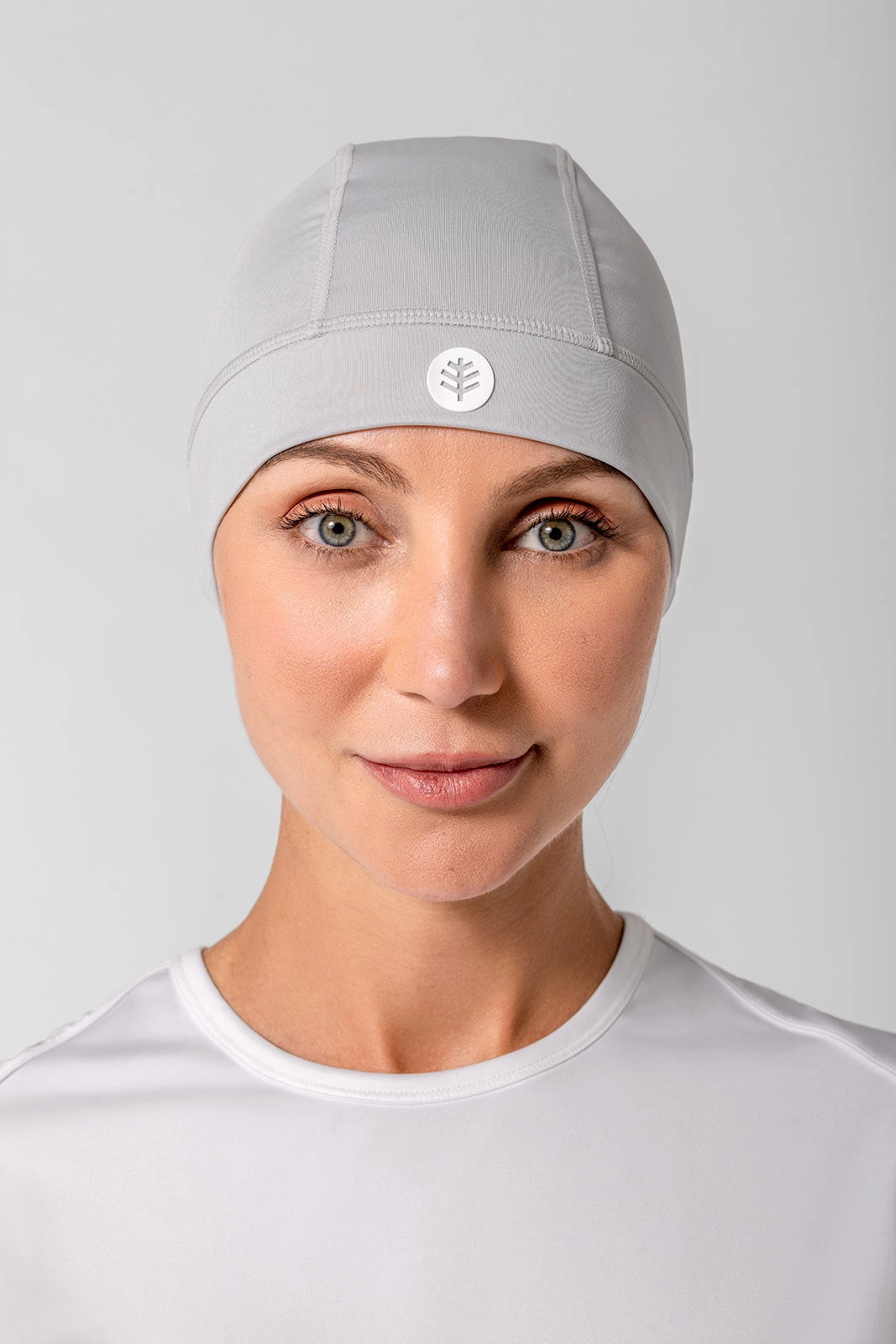 Unisex Aqua Sun Skully Cap  | Sleek Grey
