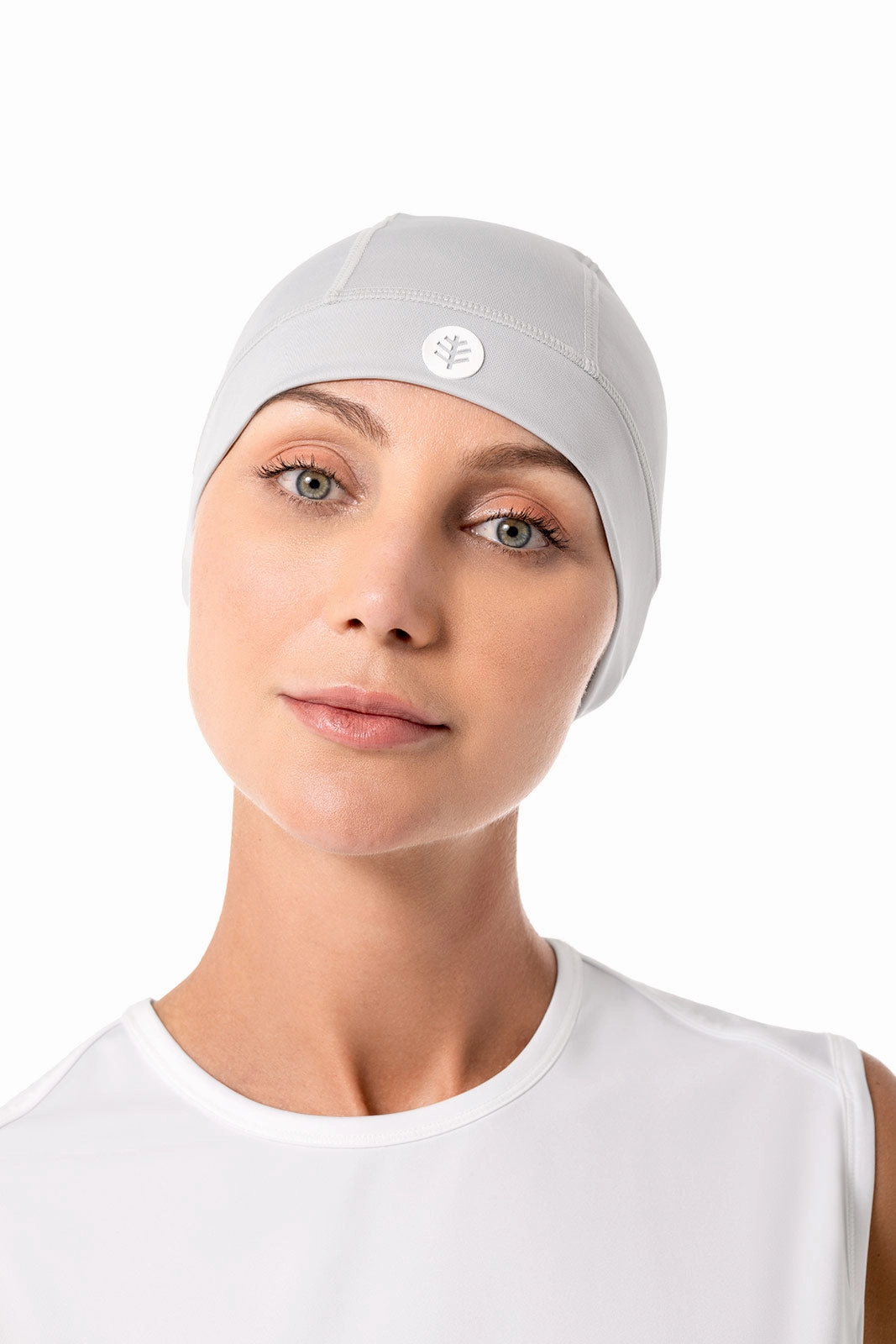Unisex Aqua Sun Skully Cap  | Sleek Grey