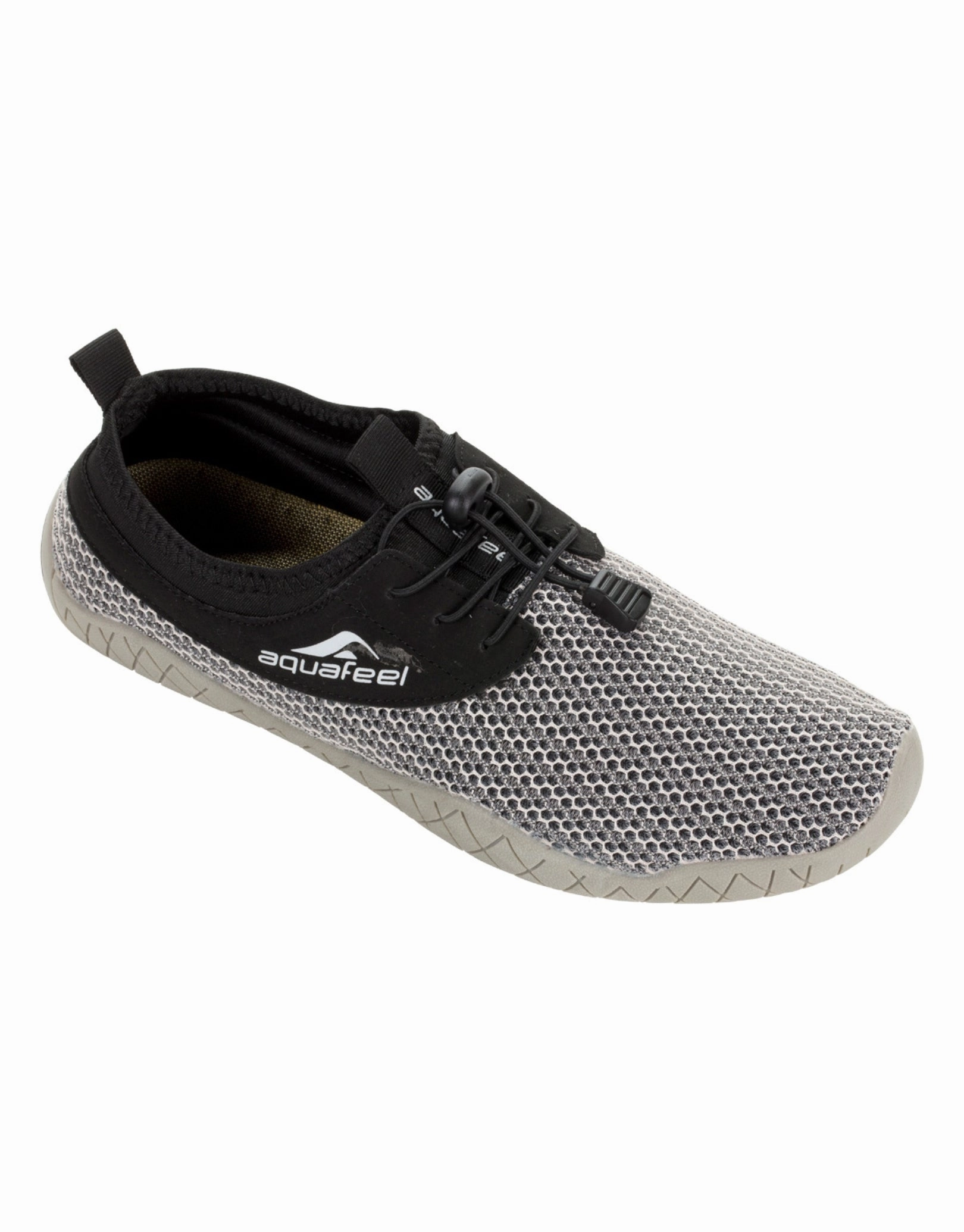 Unisex Ocean Side Aqua Shoe - Black/Grey aquafeel swimming gear, aquafeel performance swimwear
