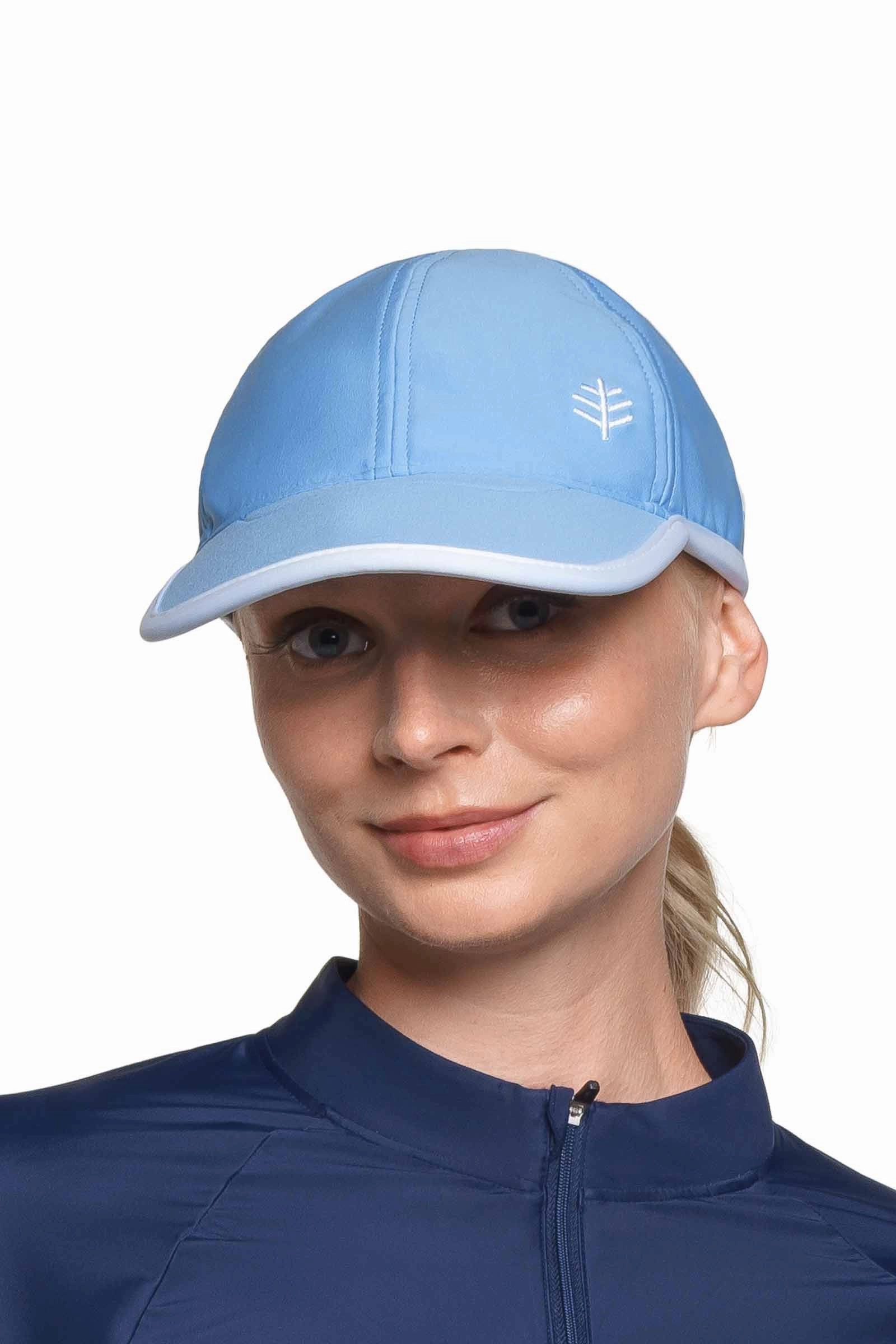 Unisex Wave Rider Sport Cap | Clear Sky Blue womens athletic swimwear, performance swimwear for women