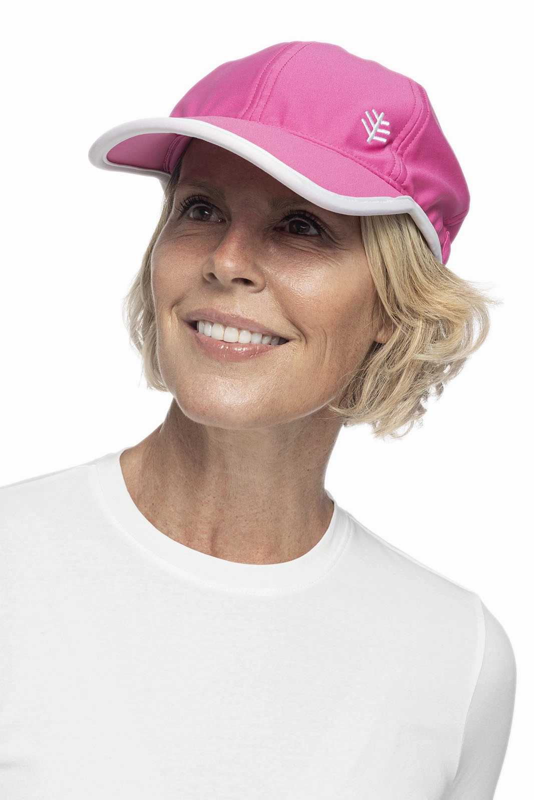 Unisex Wave Rider Sport Cap | Magnolia Pink womens athletic swimwear, performance swimwear for women