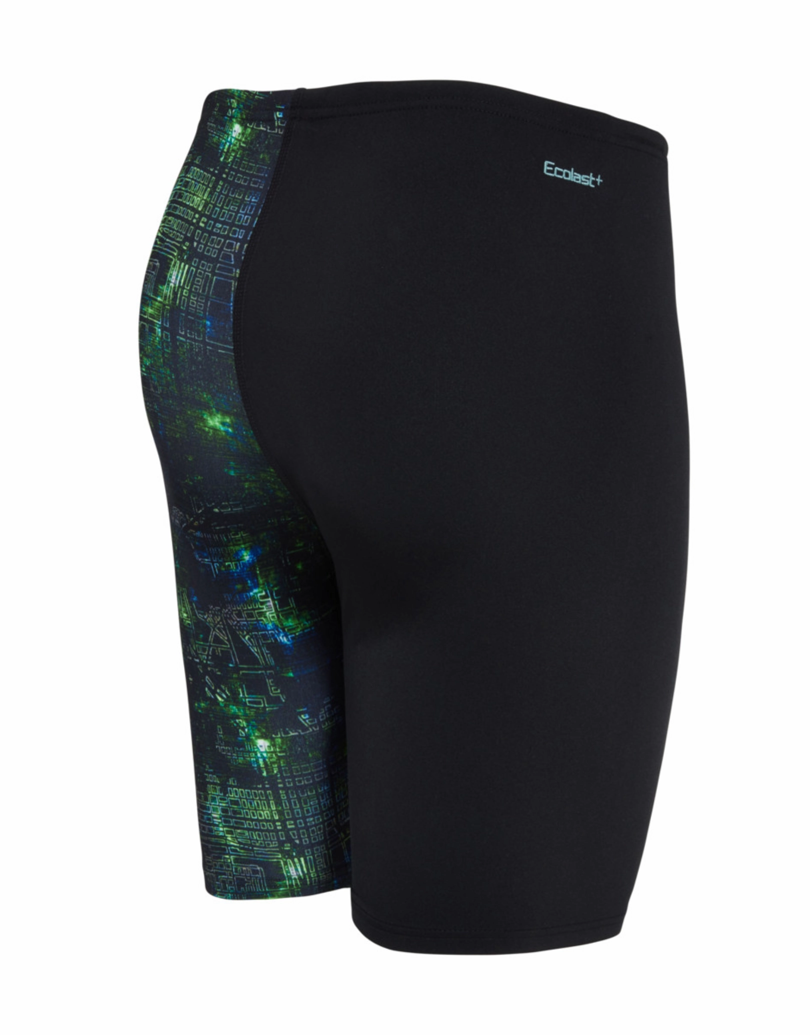 Urban Galaxy Print Mid Jammer - Black/Green