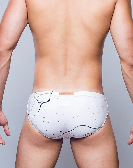 V10 Print Swimwear - Marble