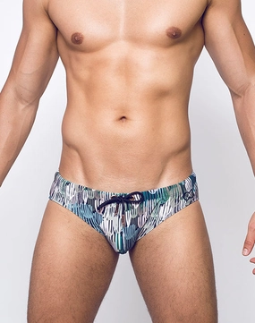 V10 Print Swimwear - Torch mens swim briefs, simple swimwear for men