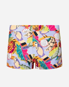 V60 Bondi Print Swim Trunks - Aves Purple mens swim briefs, simple swimwear for men