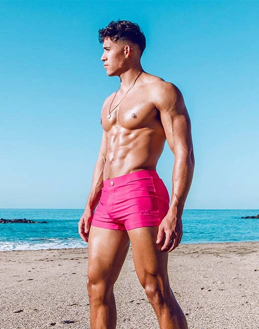 V60 Bondi (Series 2) Swim Trunks - Fuchsia Red