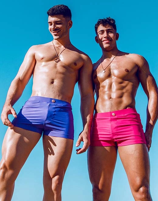 V60 Bondi (Series 2) Swim Trunks - Fuchsia Red