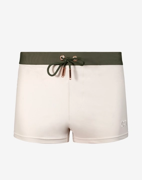 V65 Swim Trunks - Kombu Green/Moonbeam mens swim briefs, simple swimwear for men