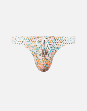 V80 Print Swim Thong - Moana mens swim briefs, simple swimwear for men