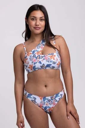 Valle Bikini Bottom - Flora Tiki inclusive swimwear styles, all season swimwear options