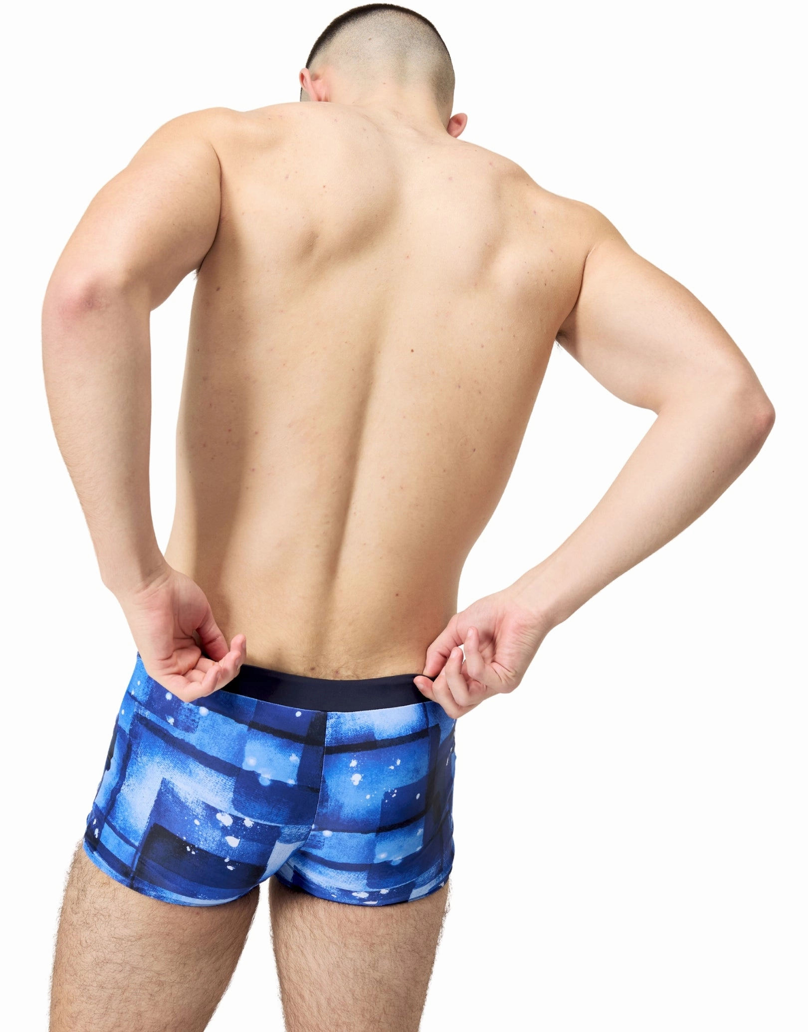 Valmilton Allover Aquashort - Blue/Navy