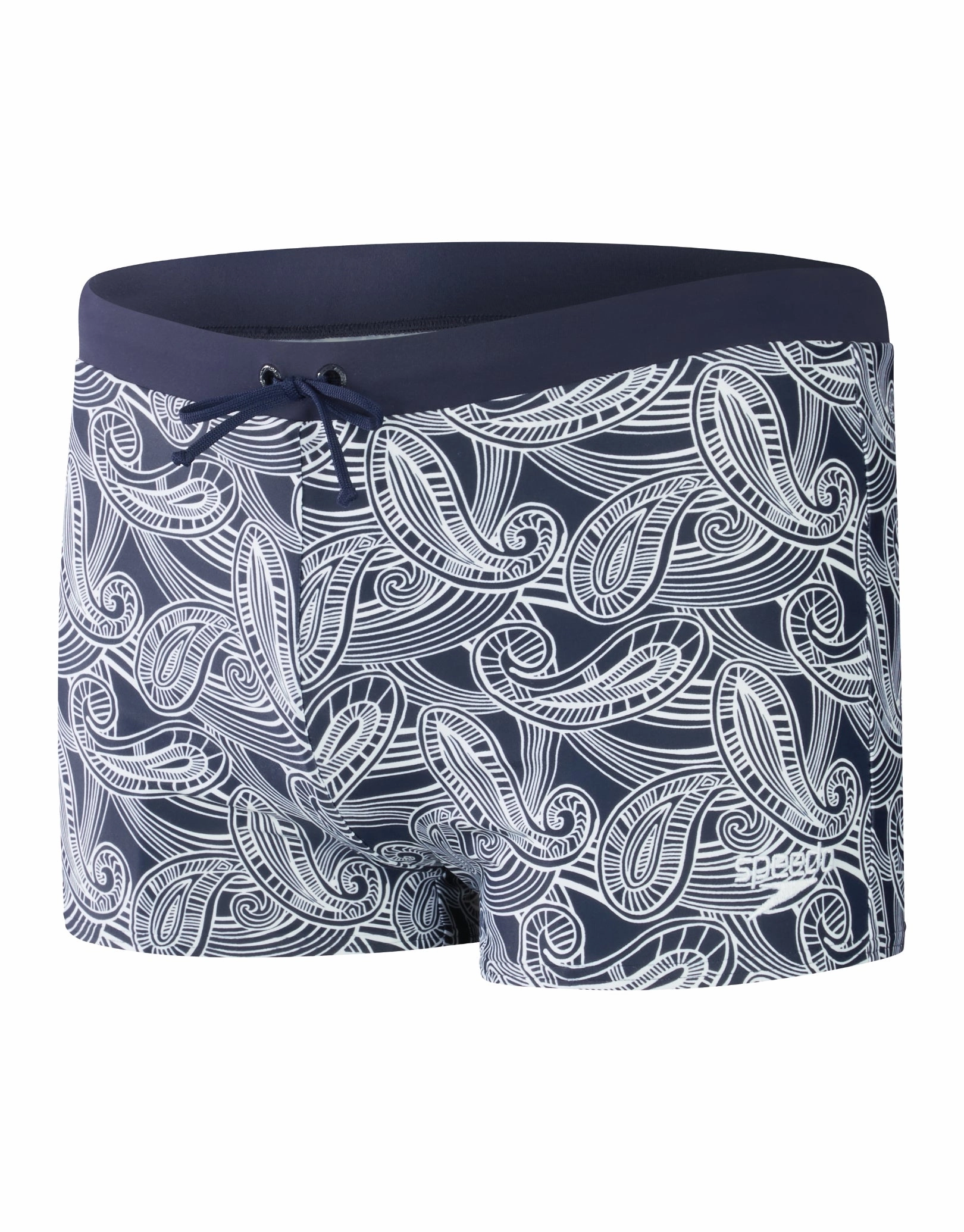 Valmilton Allover Aquashort - Navy/White
