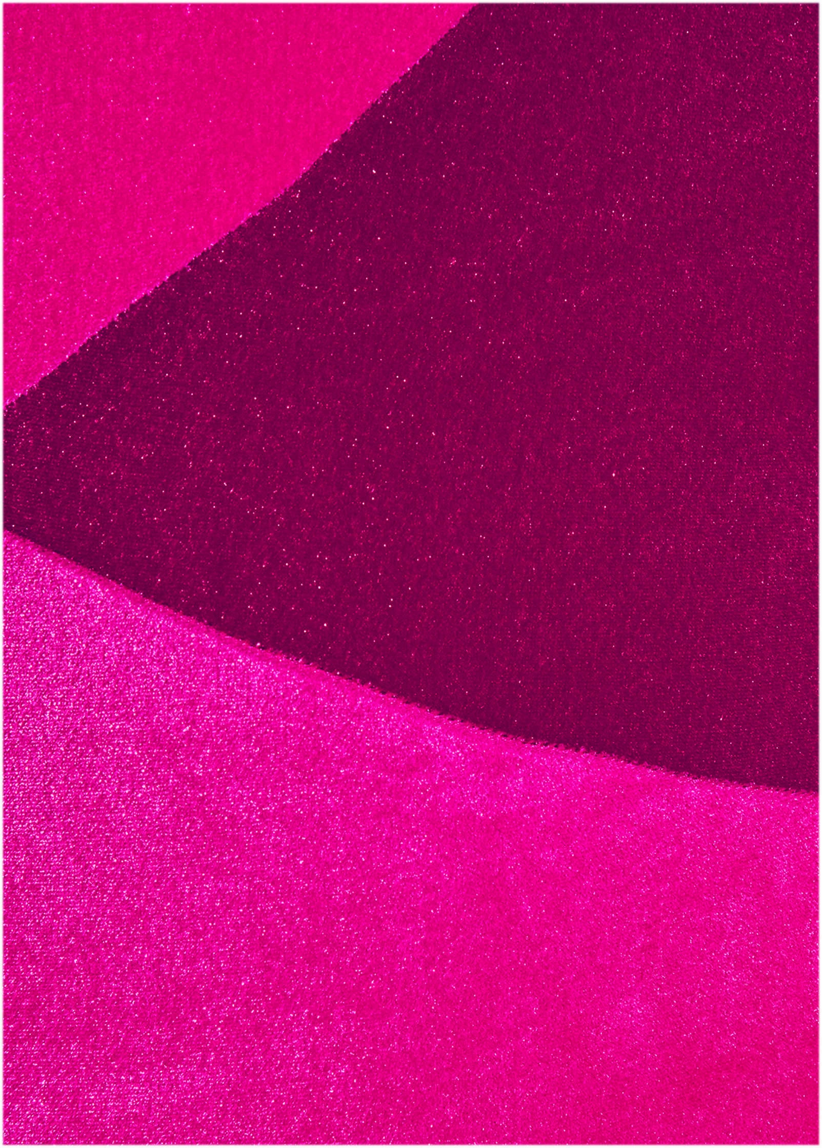 Velvet One Shoulder One-Piece - Pink Crush