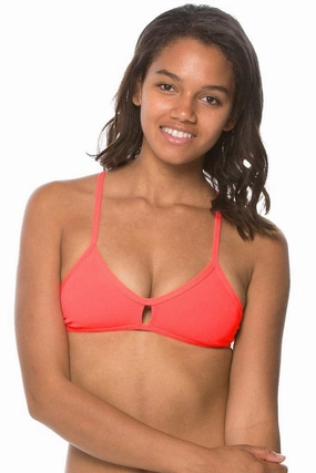 Vent Bikini Top - Lava mix and match bikinis, stylish women's bikini options