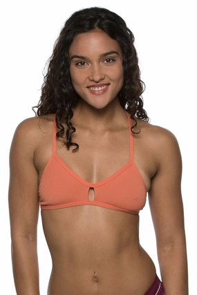 Vent Bikini Top - Terracotta all types of swimwear, stylish swimwear for all body types