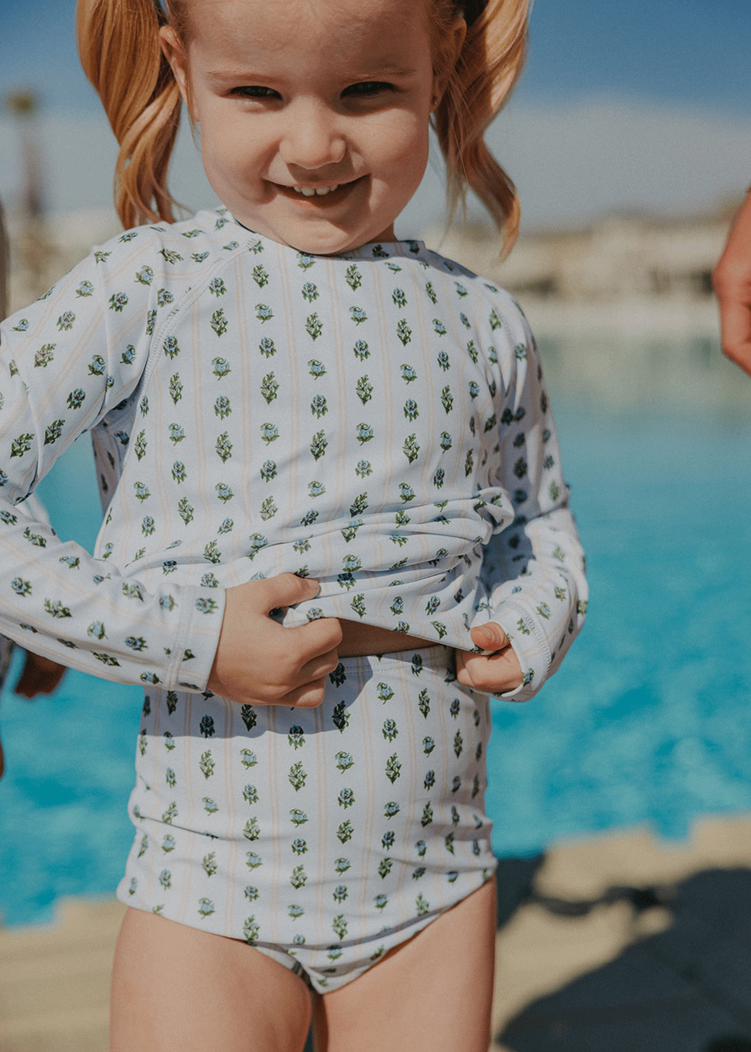 Vintage Blooms | Mini Rashguard Top (Unisex)