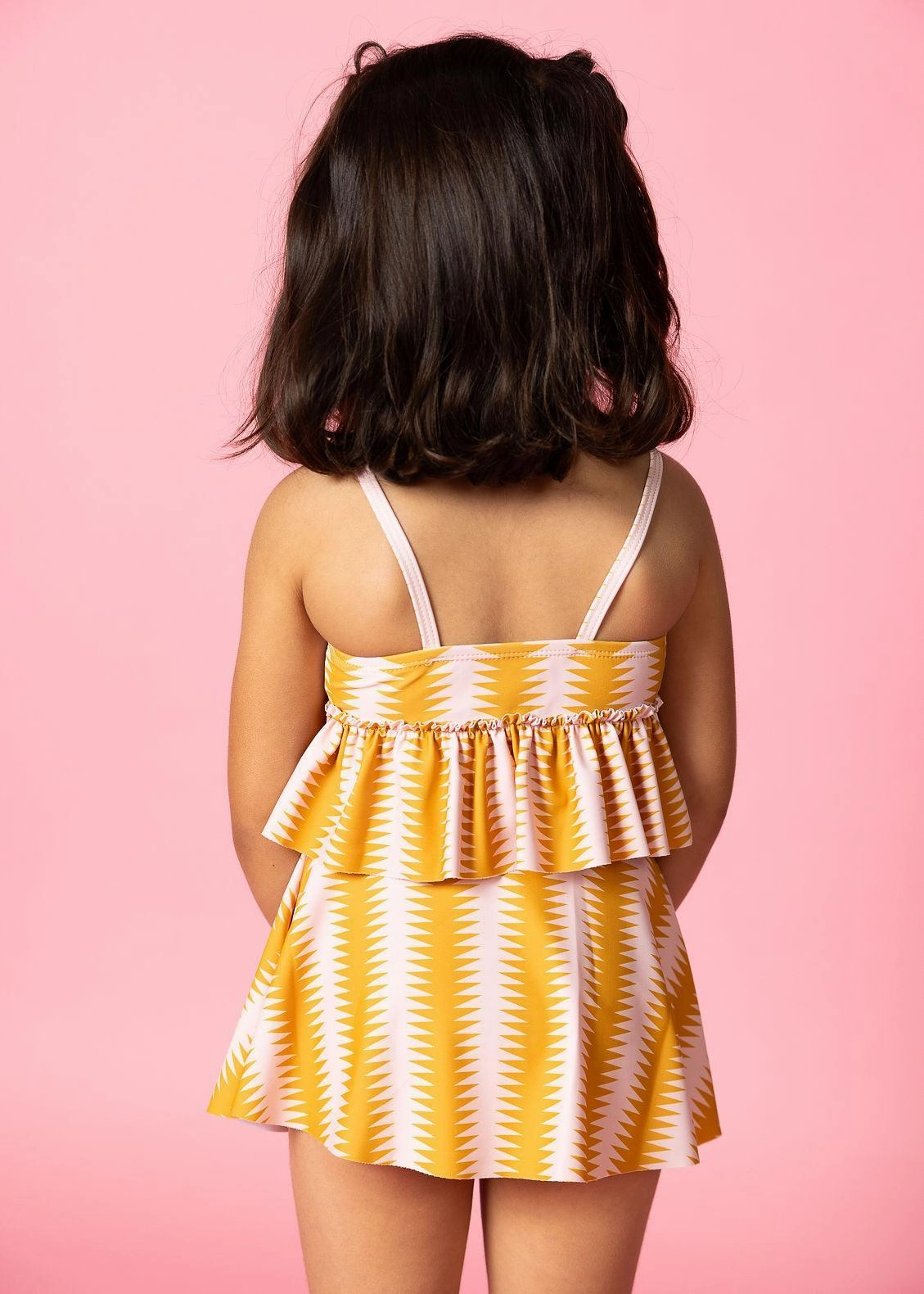 Vintage Triangles | Mini Peplum Top
