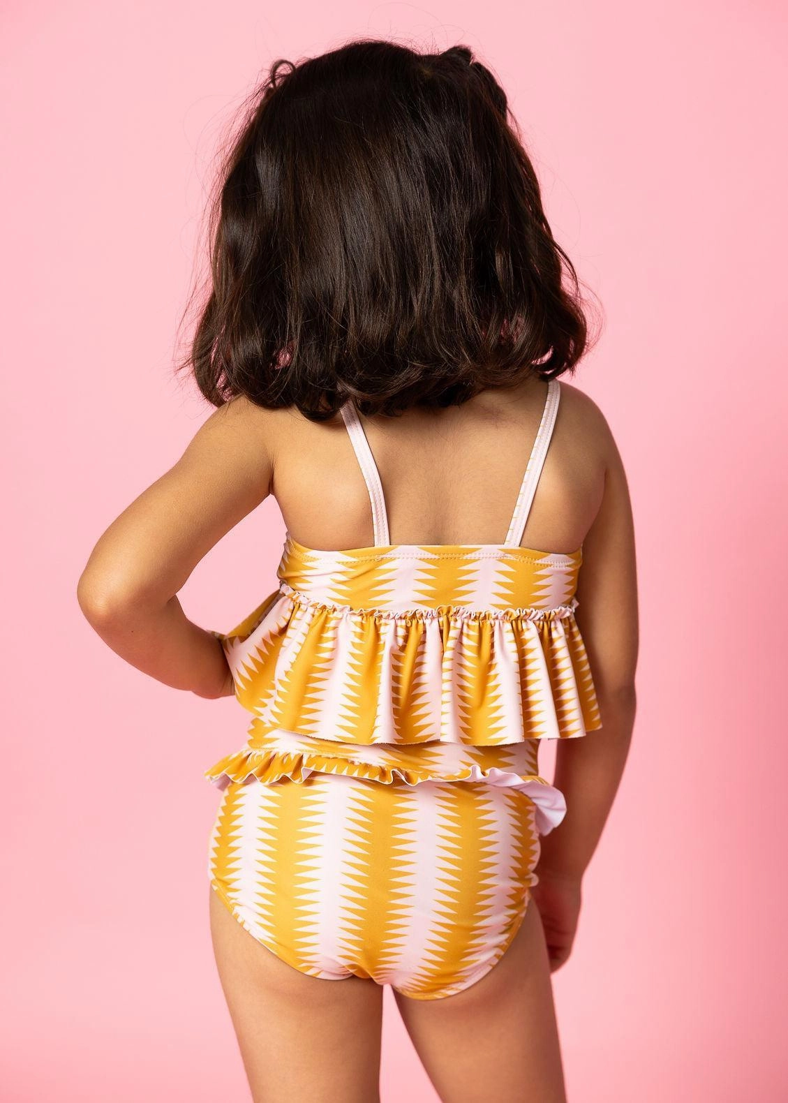 Vintage Triangles | Mini Peplum Top