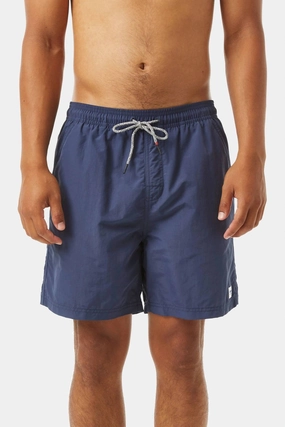 Volley Trunk In Navy mens beach swimwear, quick dry mens swimsuits