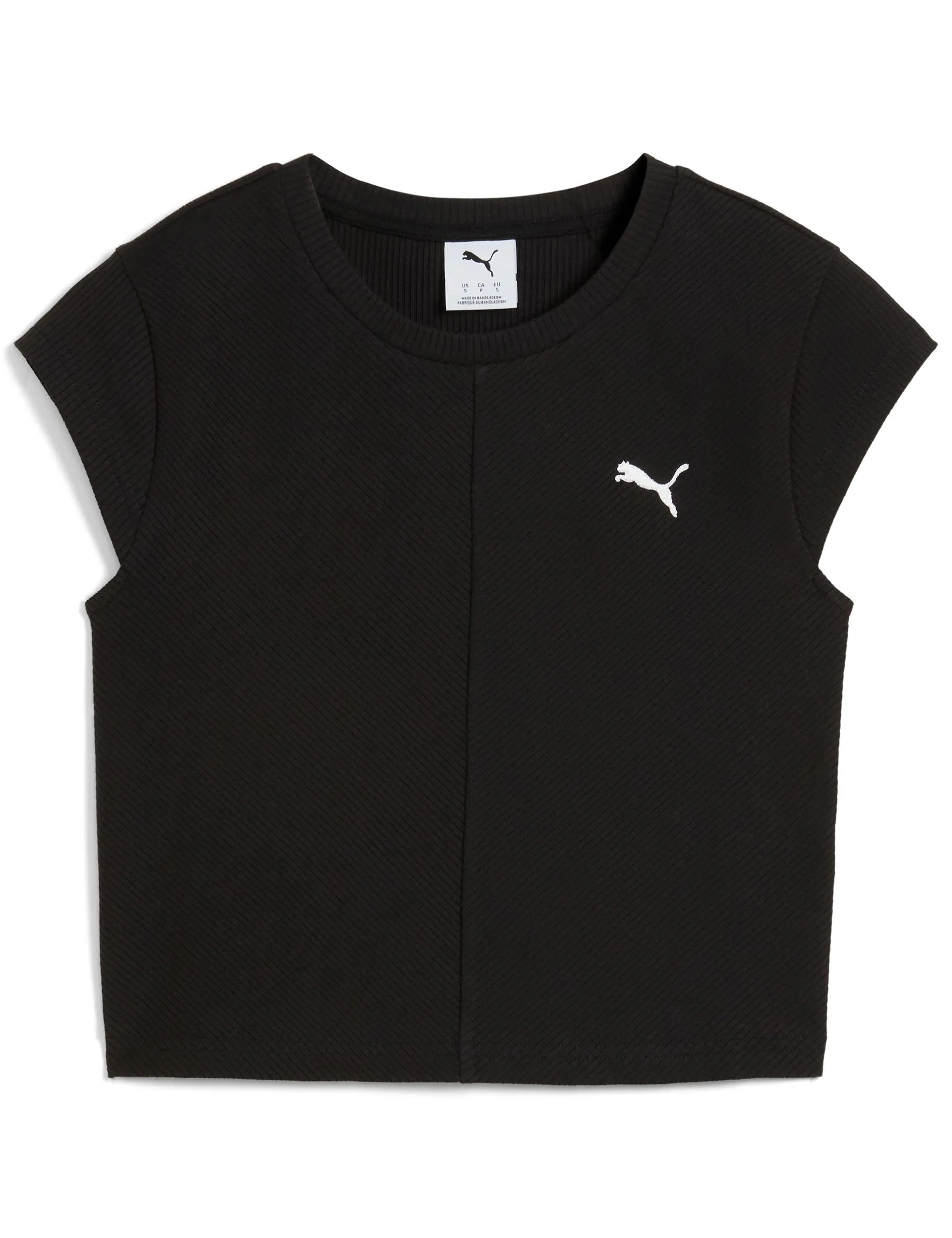 Wardrobe Ess Ribbed Baby Tee - Black
