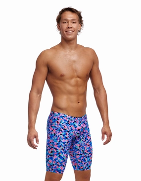 Warp Tour Swim Training Jammers - Multi casual mens swimwear, affordable swimwear for men
