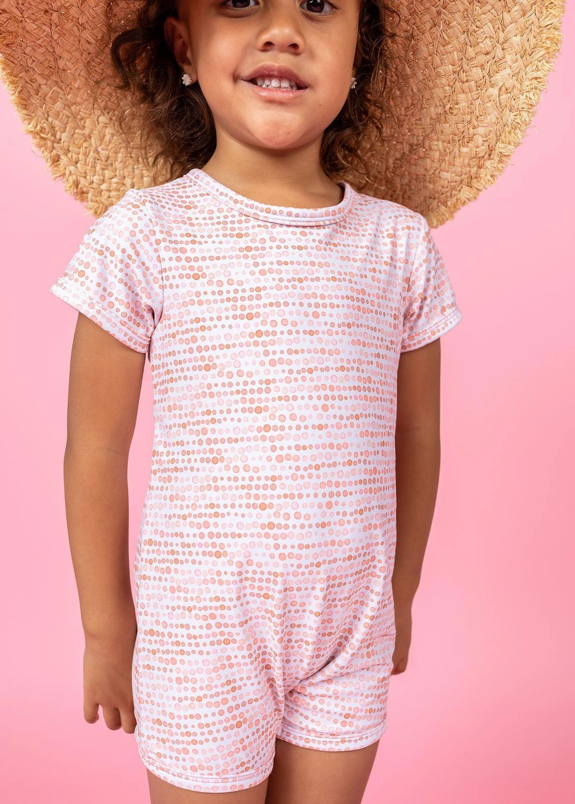 Watercolor Dots | Mini Shorties Rashguard (Unisex)