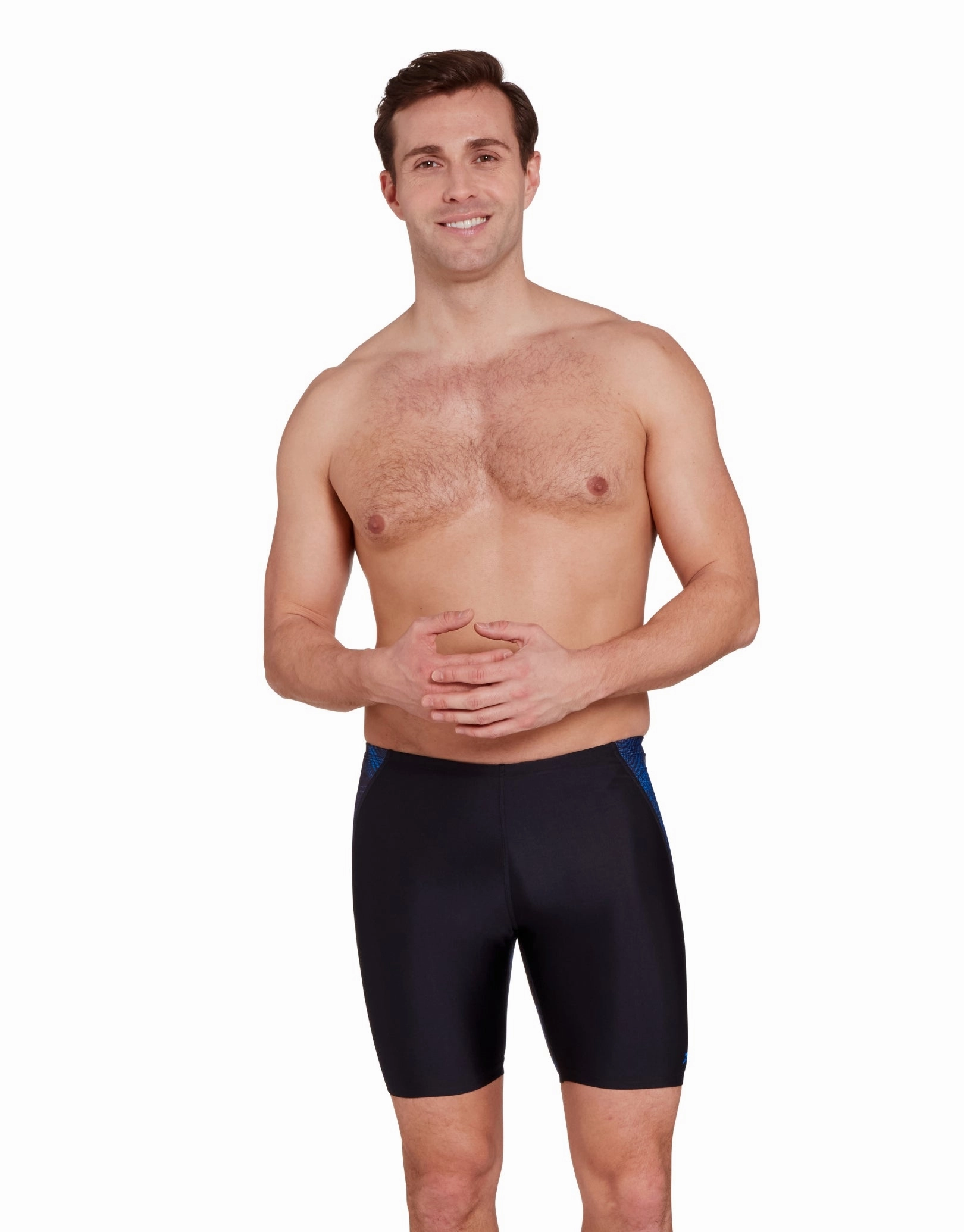 Web Cruise Mid Swim Jammer - Black/Blue zoggs swimwear for women, zoggs goggles and swimsuits