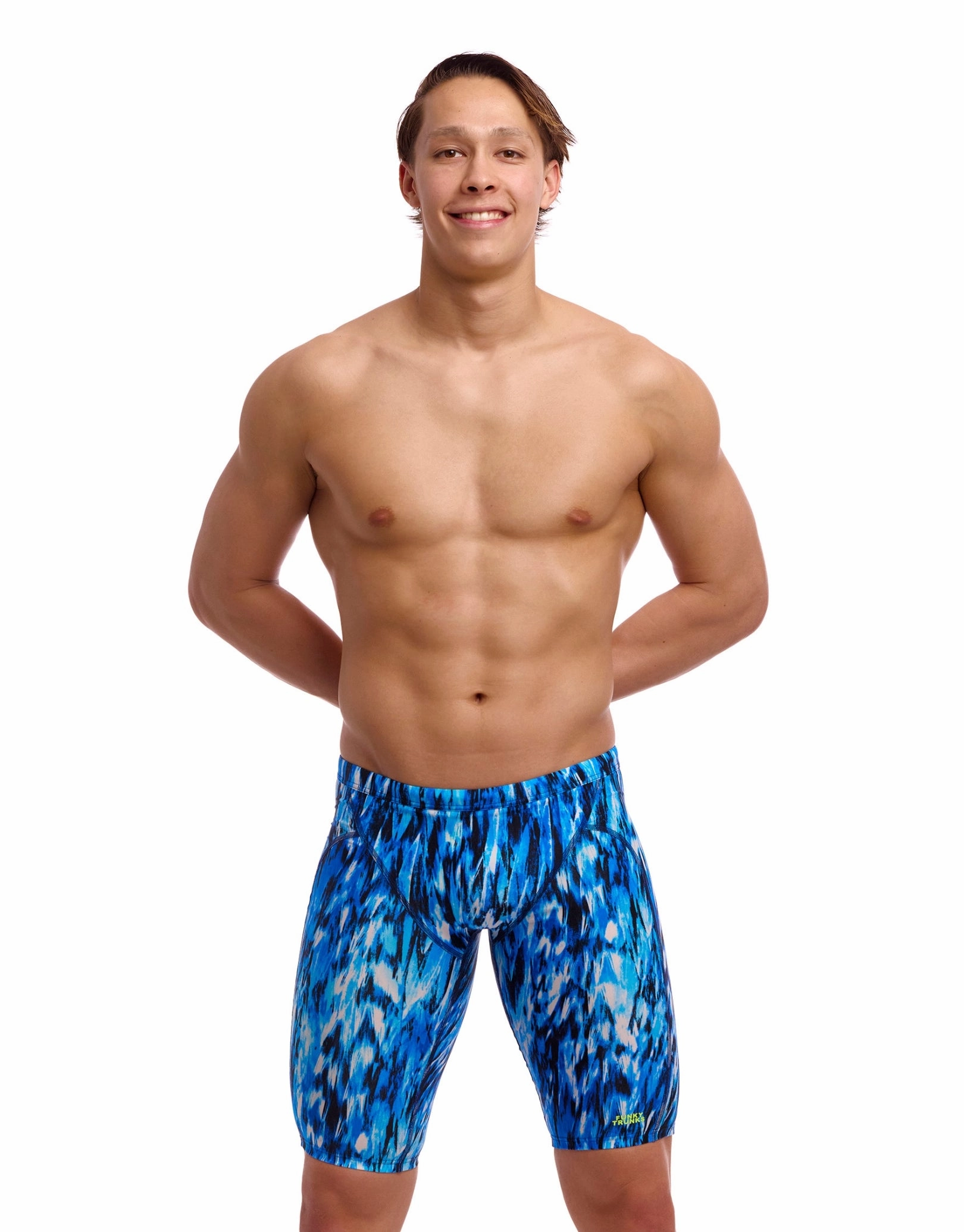 Wing Streak Swim Training Jammer - Blue