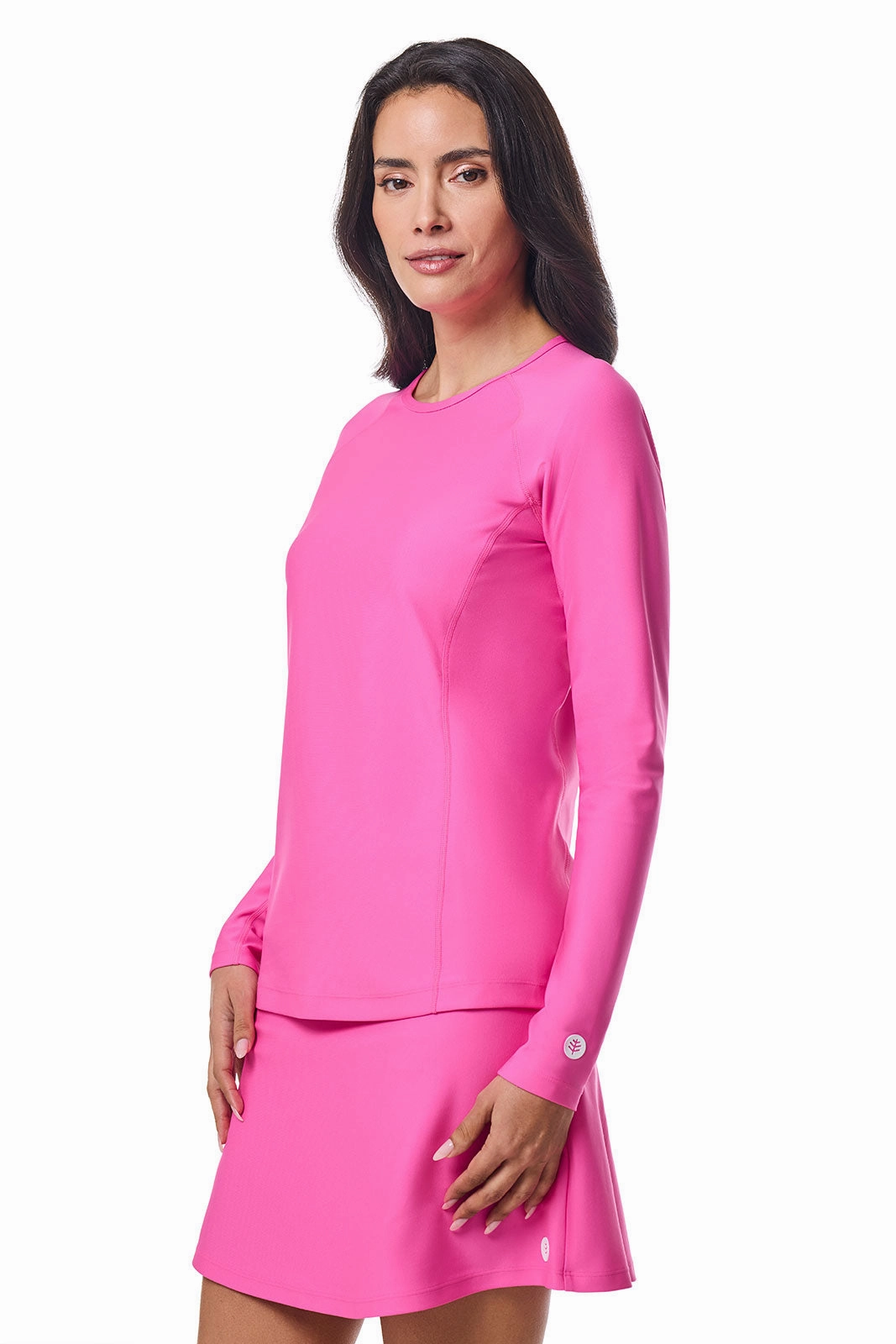 Women's Hightide Long Sleeve Swim Shirt | Tulip Pink