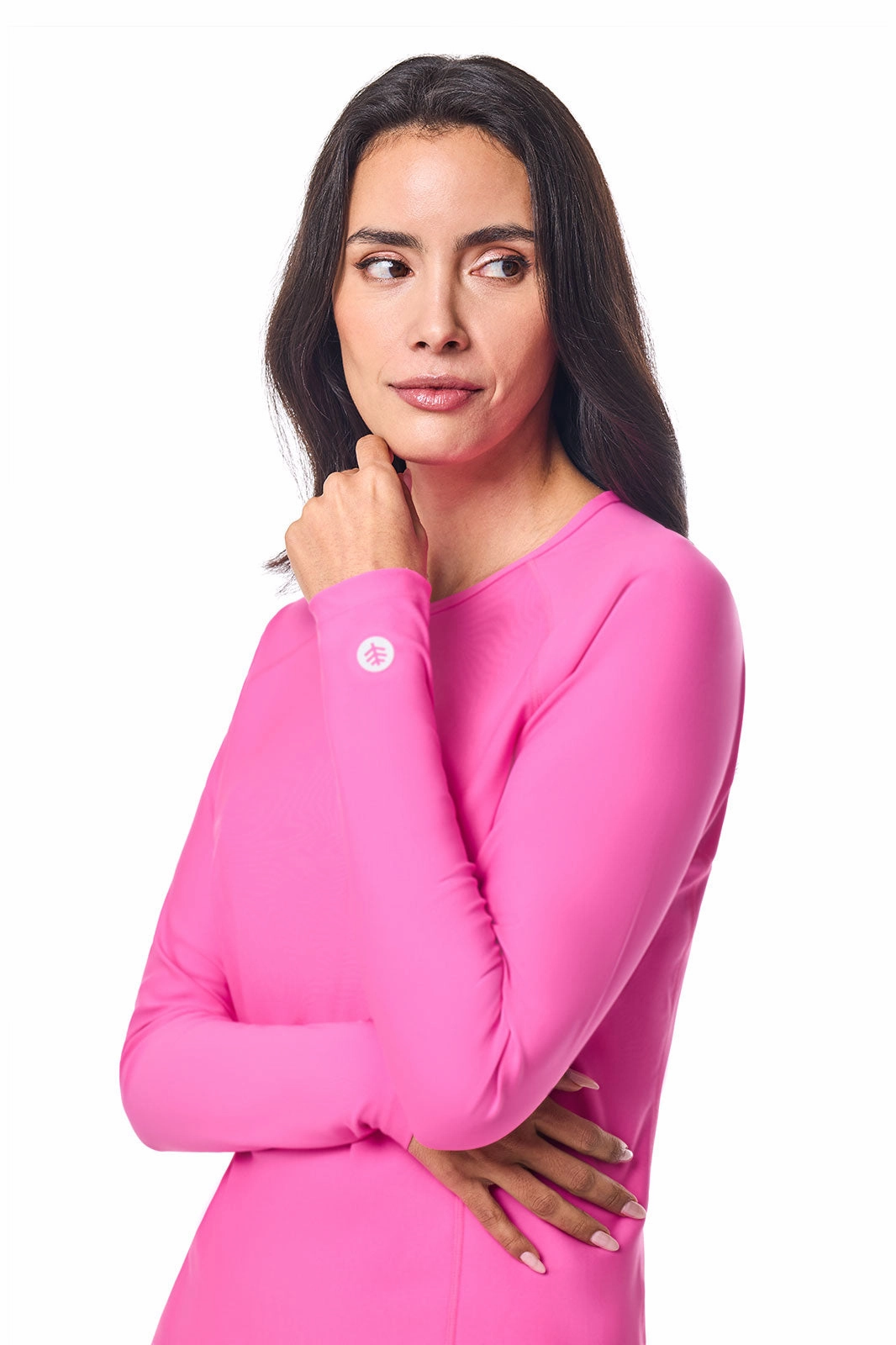 Women's Hightide Long Sleeve Swim Shirt | Tulip Pink
