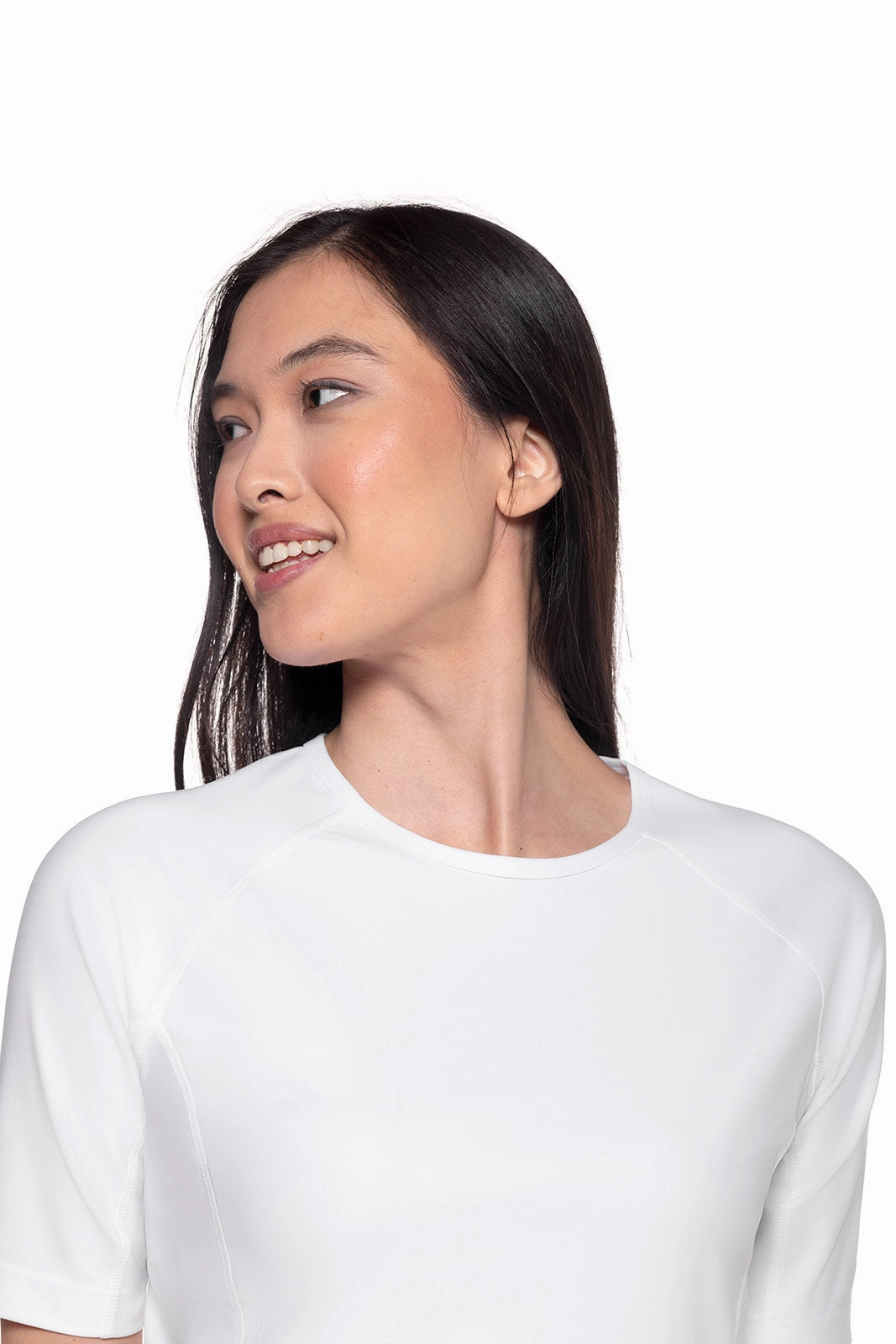 Women's Hightide Short Sleeve Swim Shirt | White