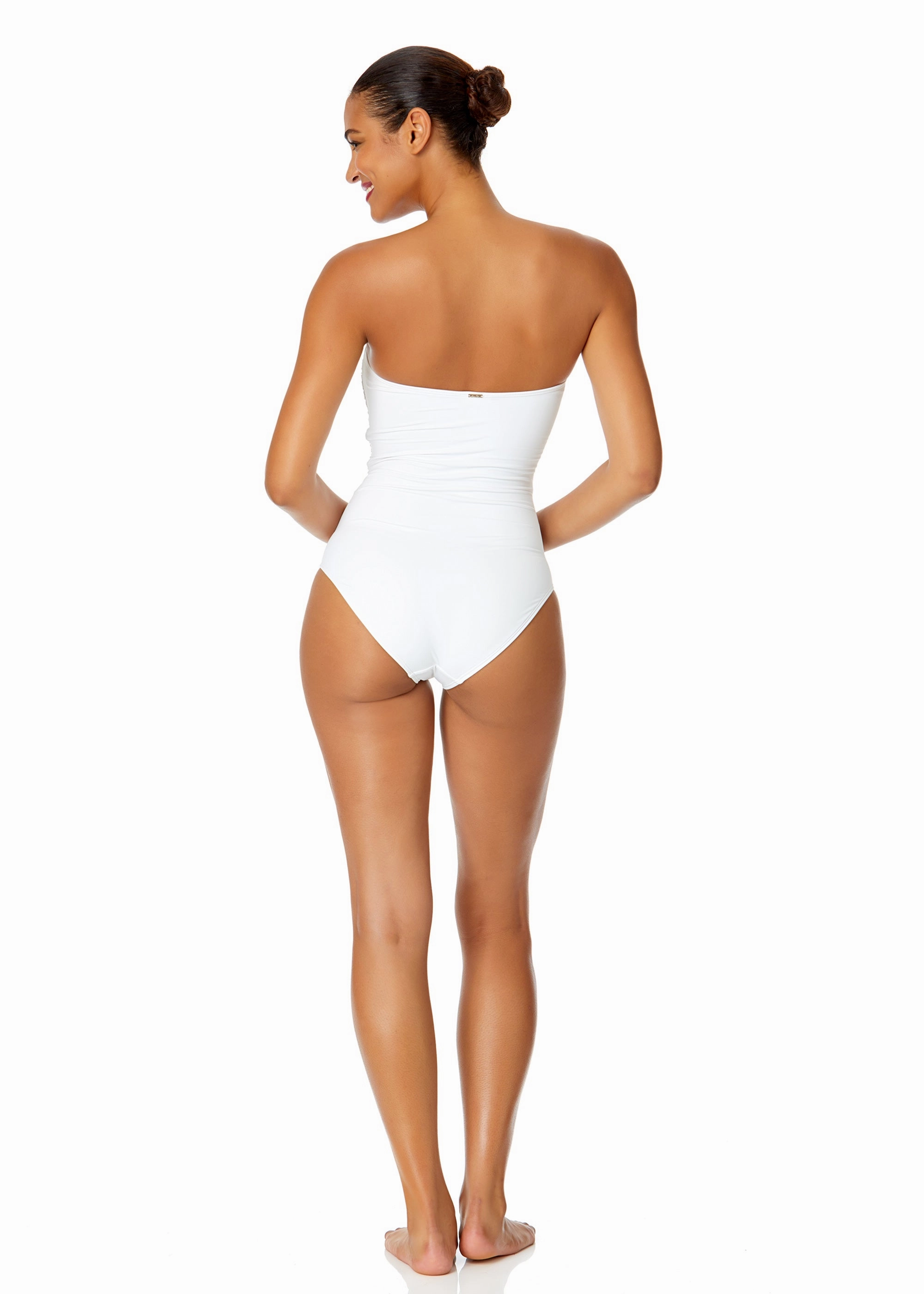 Women's Live in Color Twist Front Shirred One Piece
