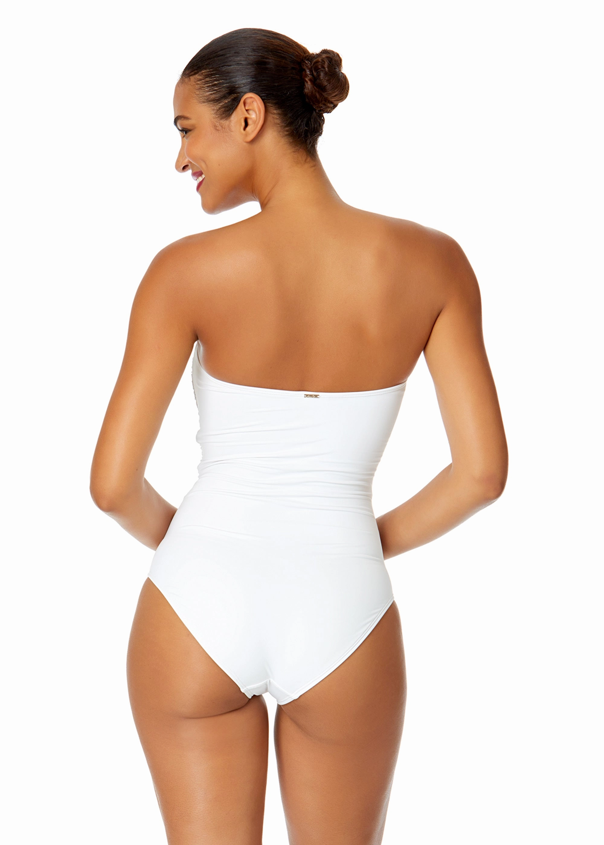 Women's Live in Color Twist Front Shirred One Piece