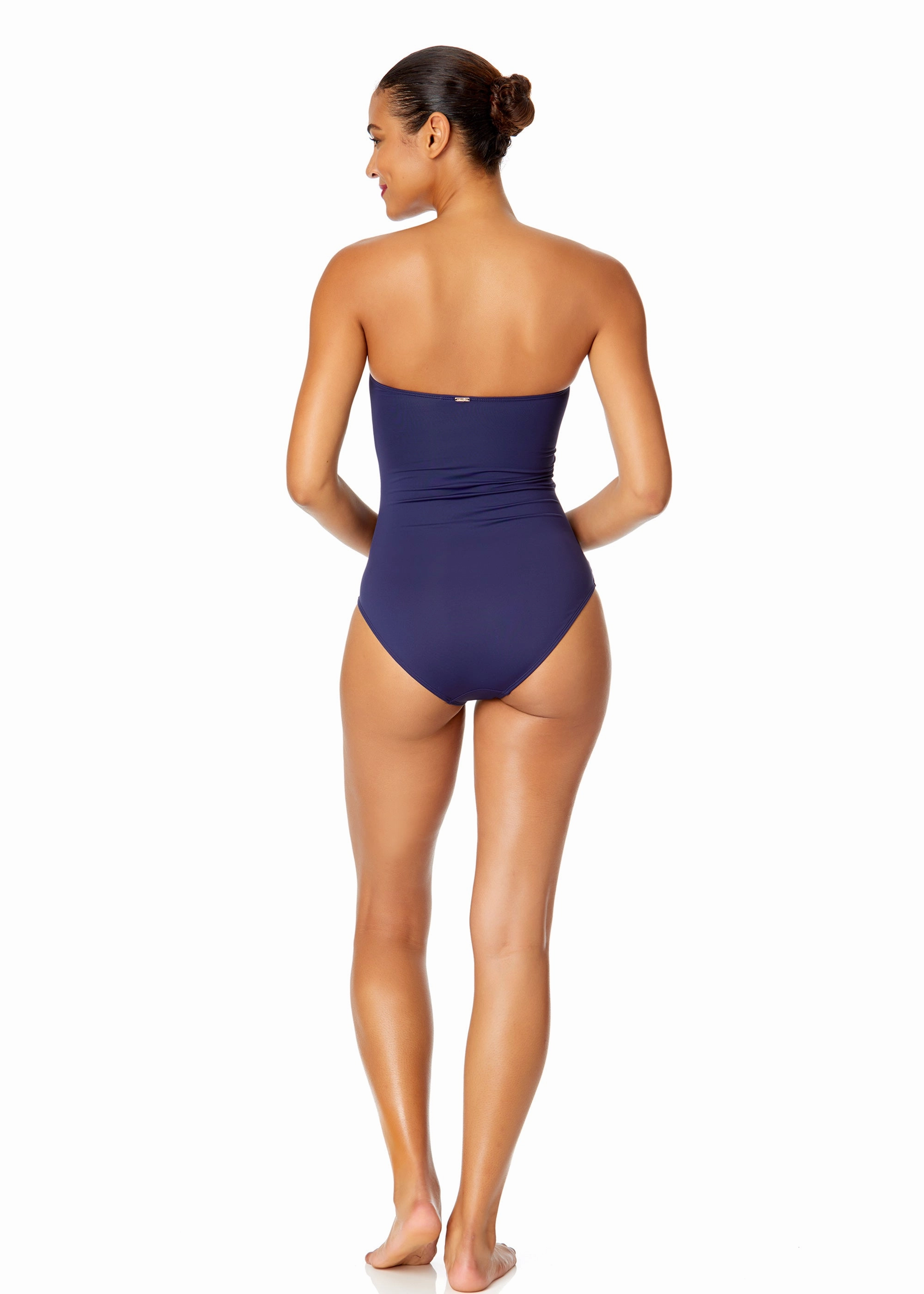 Women's Live in Color Twist Front Shirred One Piece