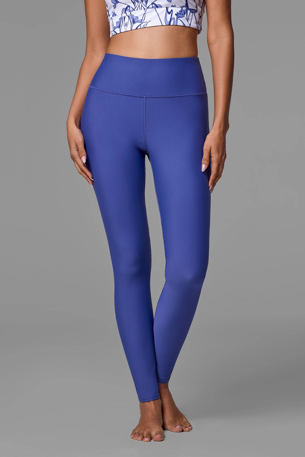 Women's Ocean Sculpt High Rise Swim Legging | Future Dusk womens athletic swimwear, performance swimwear for women