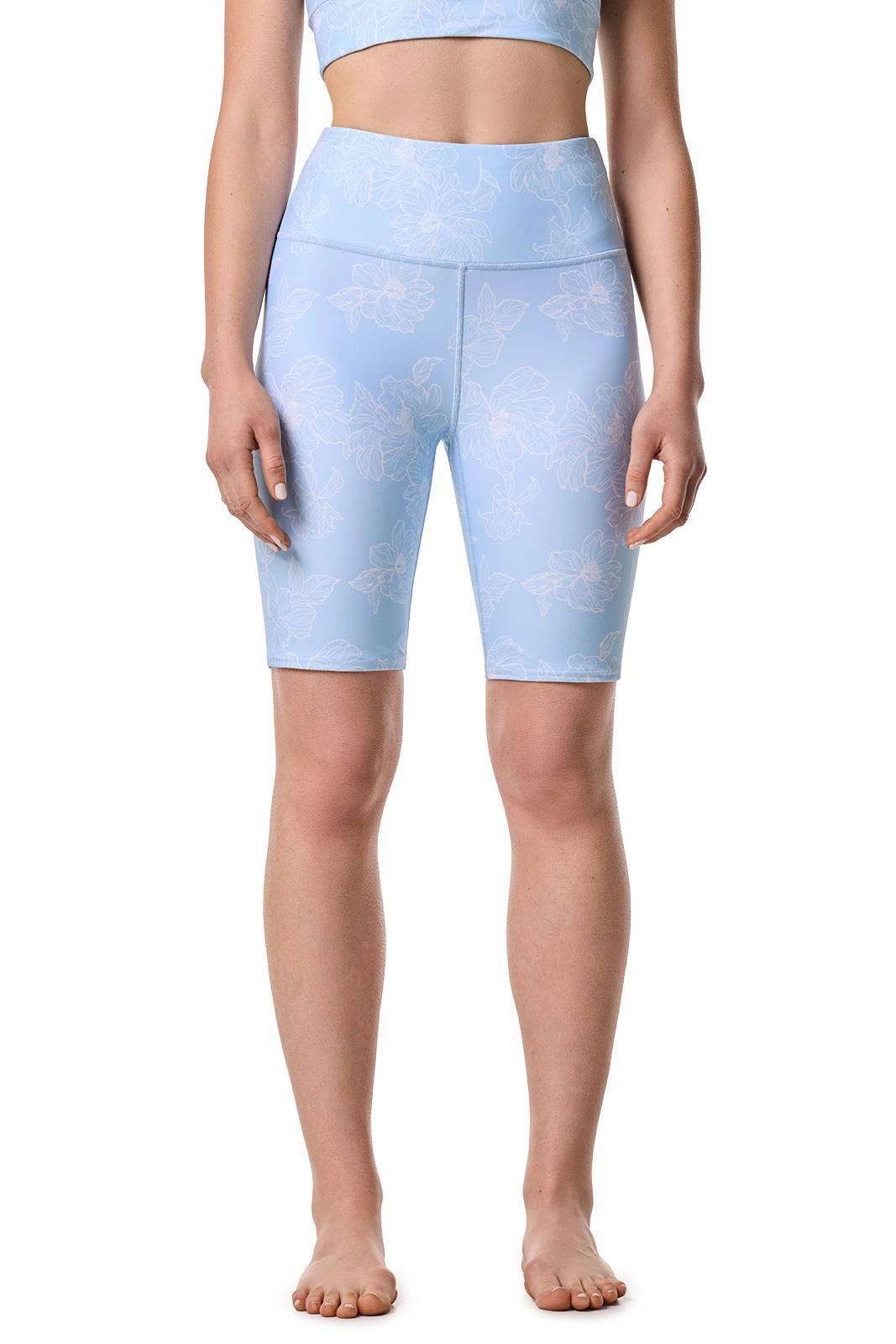 Women's Ocean Sculpt High Rise Swim Short | Skyride Perfect Peony