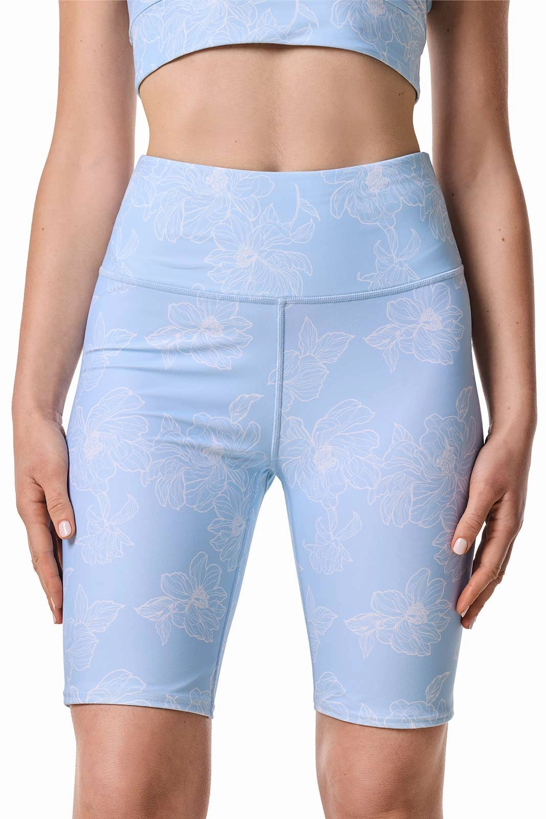 Women's Ocean Sculpt High Rise Swim Short | Skyride Perfect Peony