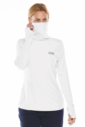 Women's Paros Sailing Tee | White adjustable swimsuits for women, breathable swimwear for ladies