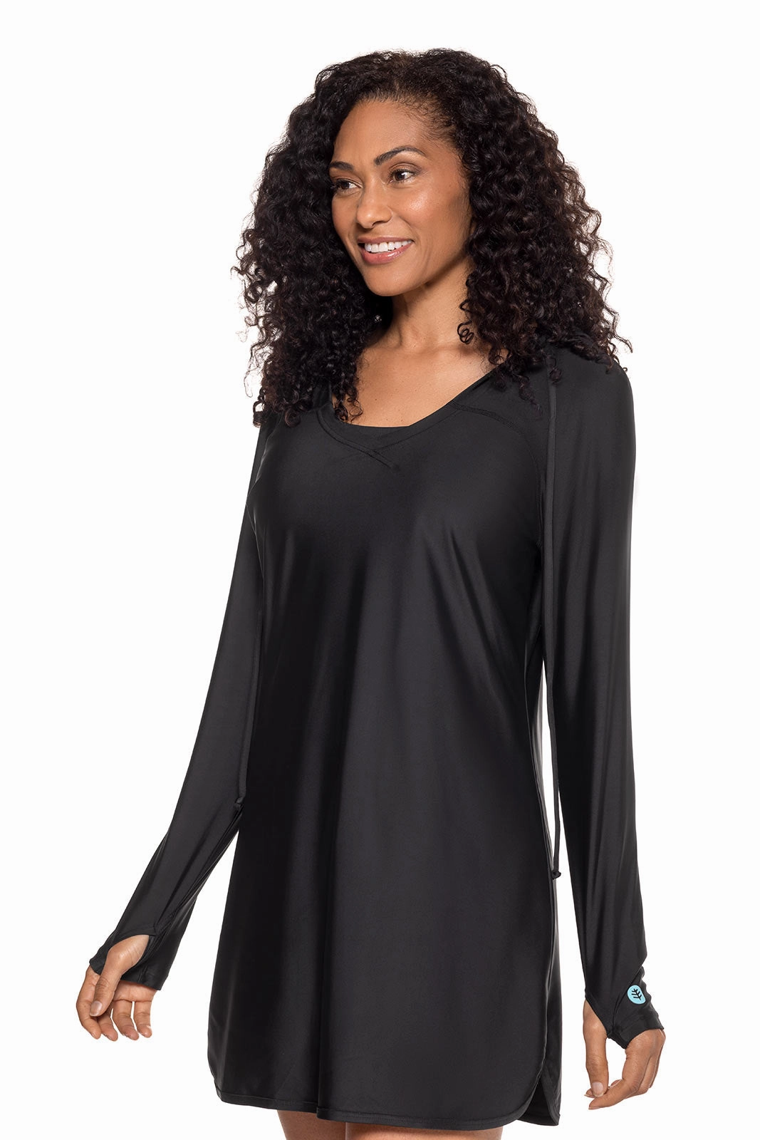 Women's Seacoast Swim Cover-Up Dress | Black