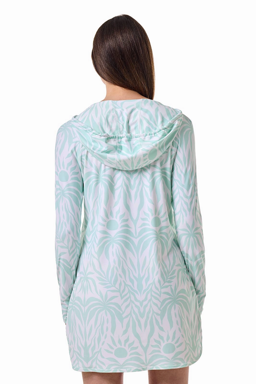 Women's Seacoast Swim Cover-Up Dress | Honeydew American Palm