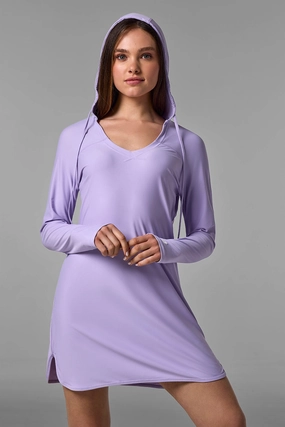Women's Seacoast Swim Cover-Up Dress | Lavendula adjustable swimsuits for women, breathable swimwear for ladies
