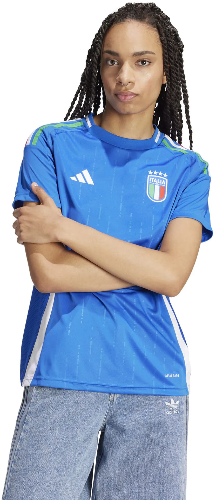 Women's Italy 2024 Home Soccer Jersey