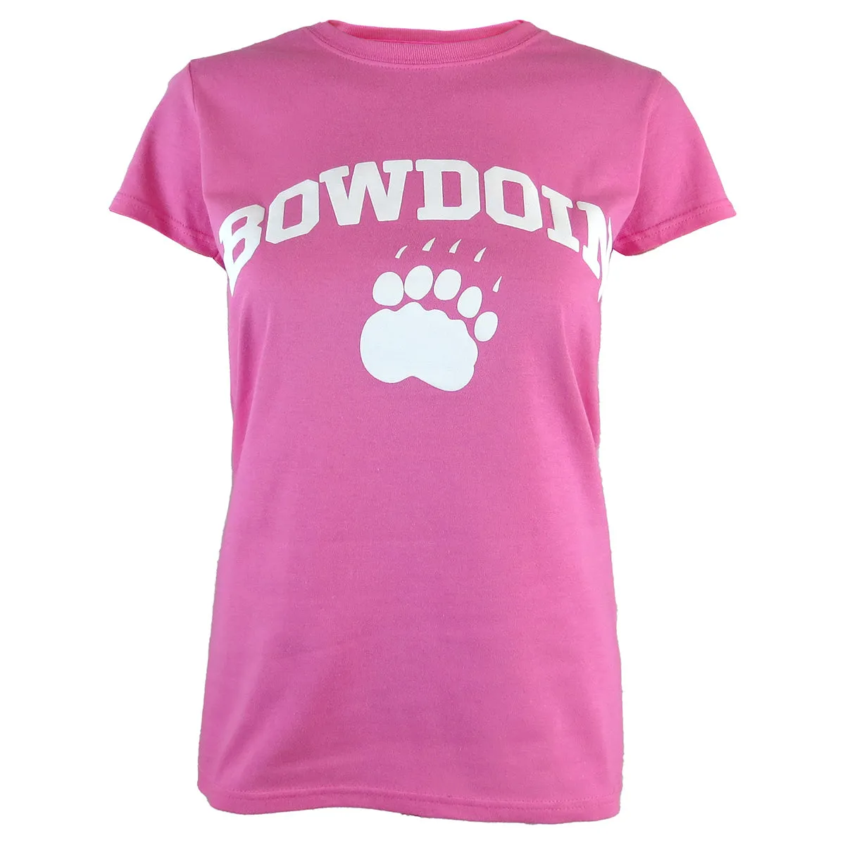 Women's Missy Tee with Bowdoin & Paw from MV Sport