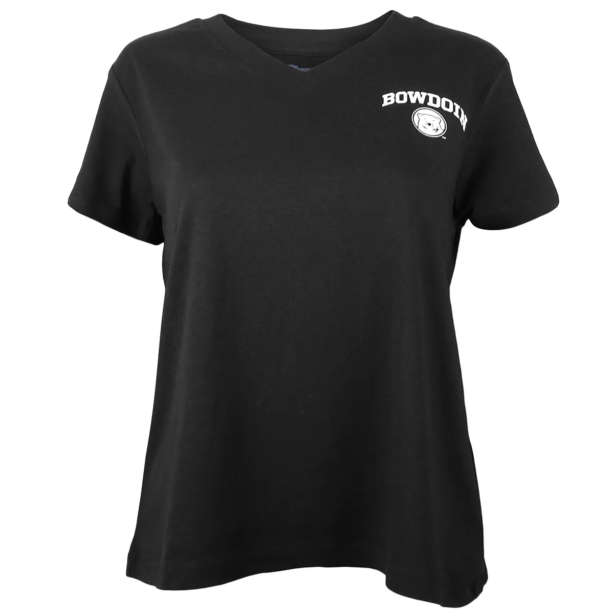 Women's V-Neck with Bowdoin & Medallion from Champion