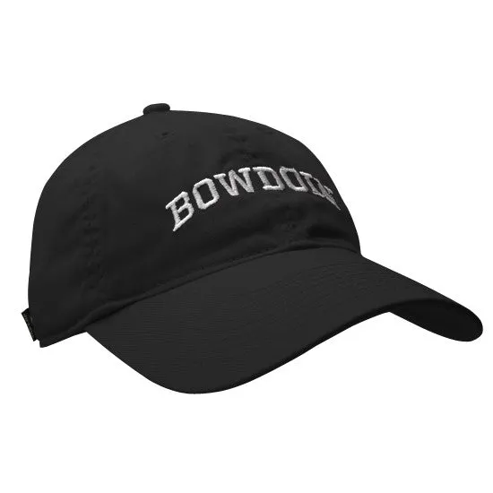 Women's Washed EZ Twill Hat with Arched Bowdoin