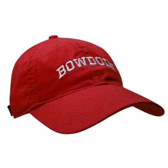 Women's Washed EZ Twill Hat with Arched Bowdoin